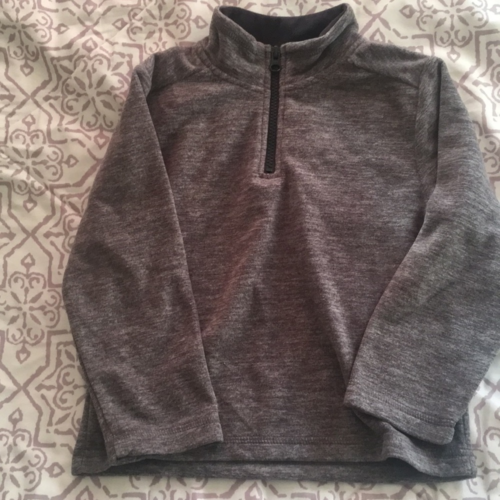 Toddler Micro-fleece half zip sweater 4T
